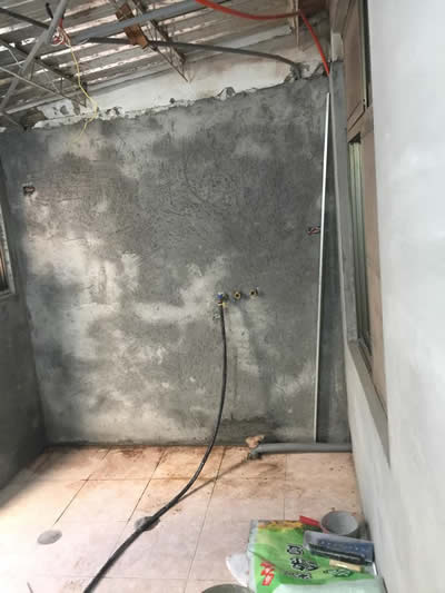 台南仁德浴室翻修-壁癌處理-老屋翻修